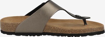 TAMARIS T-Bar Sandals in Grey