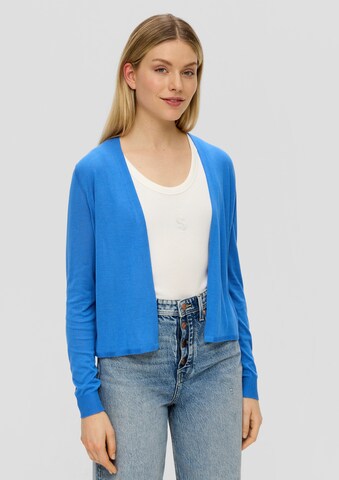 Cardigan s.Oliver en bleu : devant