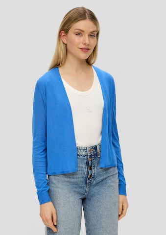 Cardigan s.Oliver en bleu : devant