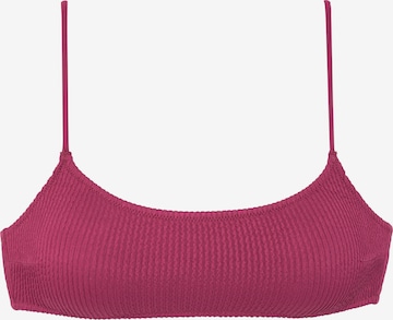 VIVANCE - Top de bikini en rosa: frente