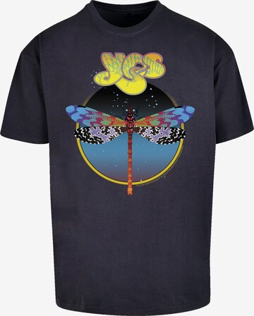T-Shirt 'YES Dragonfly Tour V1' F4NT4STIC en bleu : devant