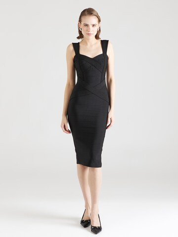 Rochie de cocktail de la Lipsy pe negru: față