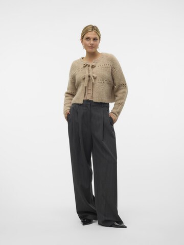 VERO MODA Knit cardigan in Brown