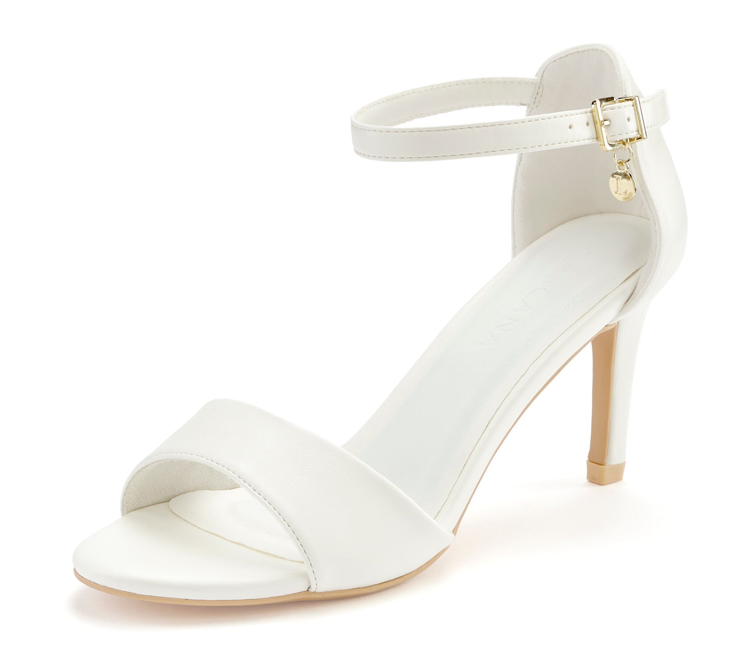 LASCANA Riemensandale in Weiß: Vorderseite