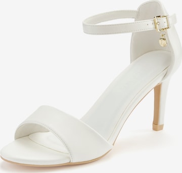 LASCANA Strap Sandals in White: front