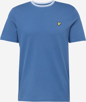 Lyle & Scott Tričko – modrá: přední strana