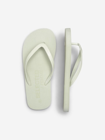 Flip-flops 'Felicia' de la SELECTED FEMME pe verde