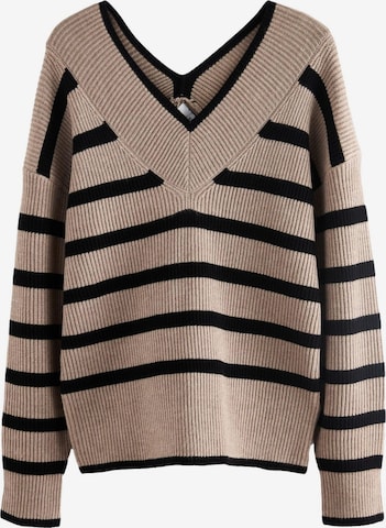 Pull-over Next en marron : devant