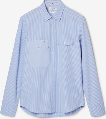 Desigual Regular fit Button Up Shirt in Blue: front