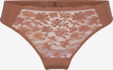 LingaDore Thong in Brown: front