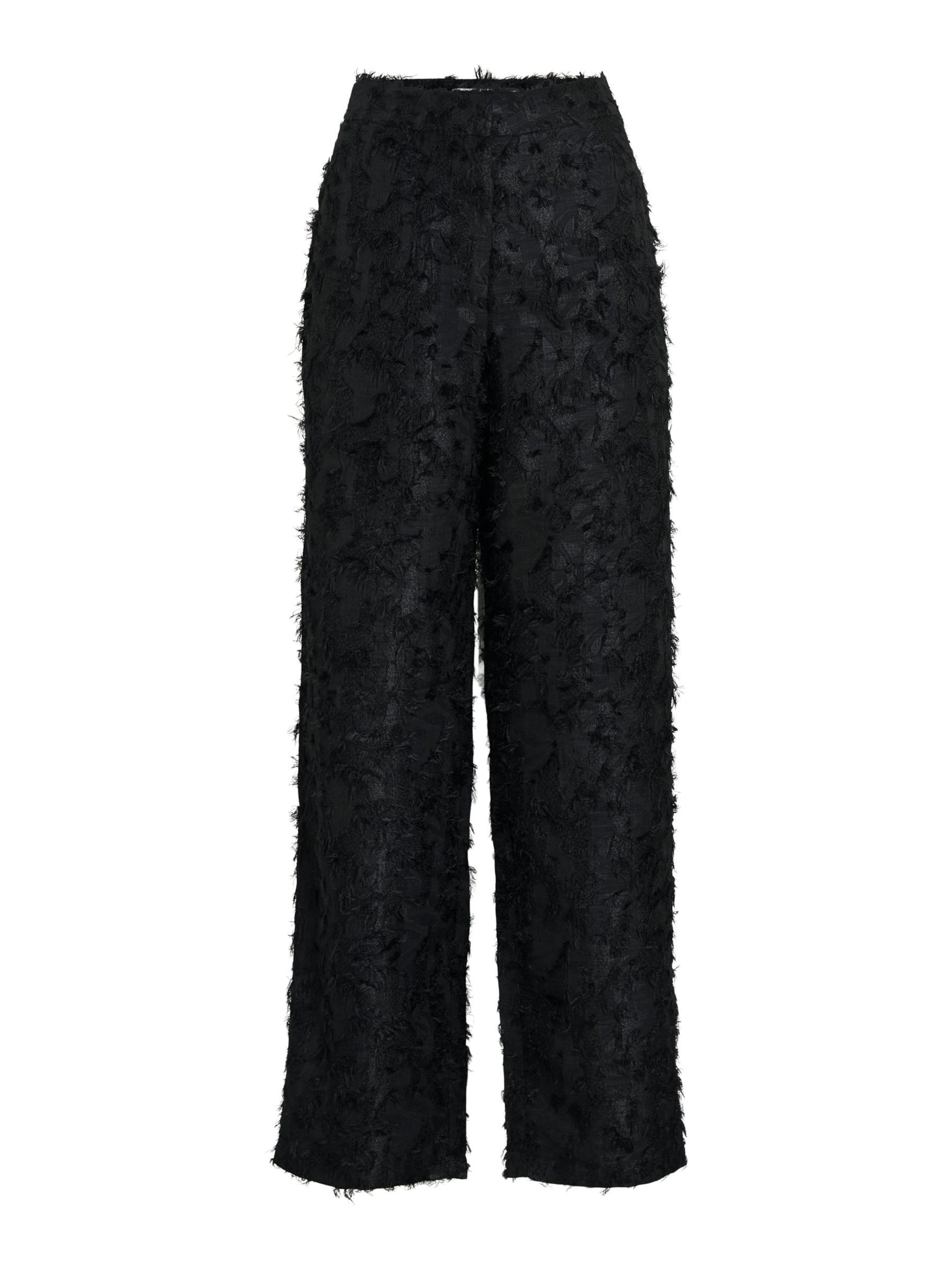 VILA regular Bukser 'VIWagne' i sort: forside