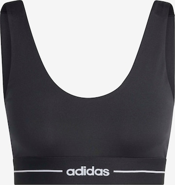 ADIDAS PERFORMANCE Bustier Urheilurintaliivit 'HYG' värissä musta: etupuoli