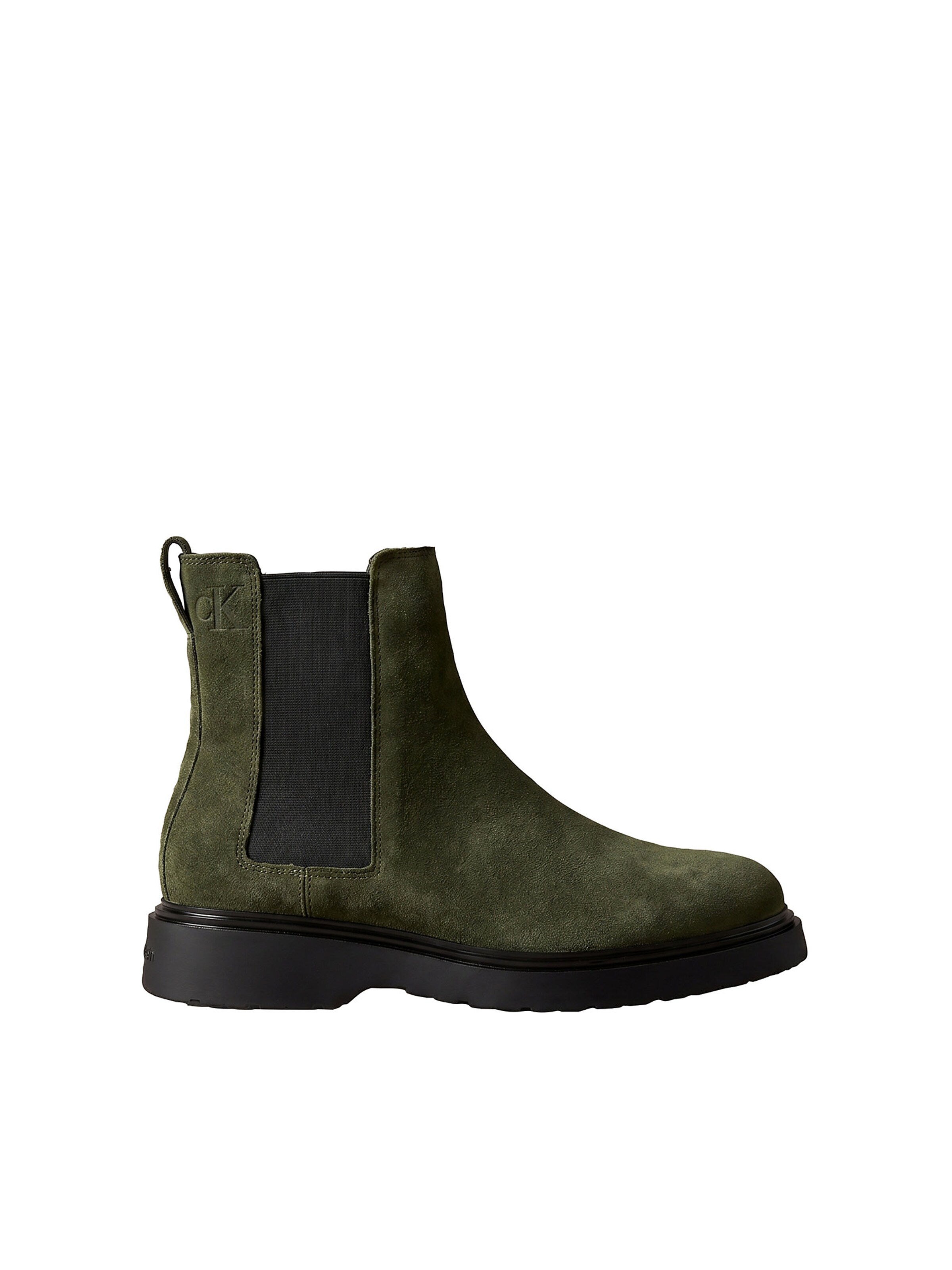 Calvin Klein Chelsea boots in Green: front