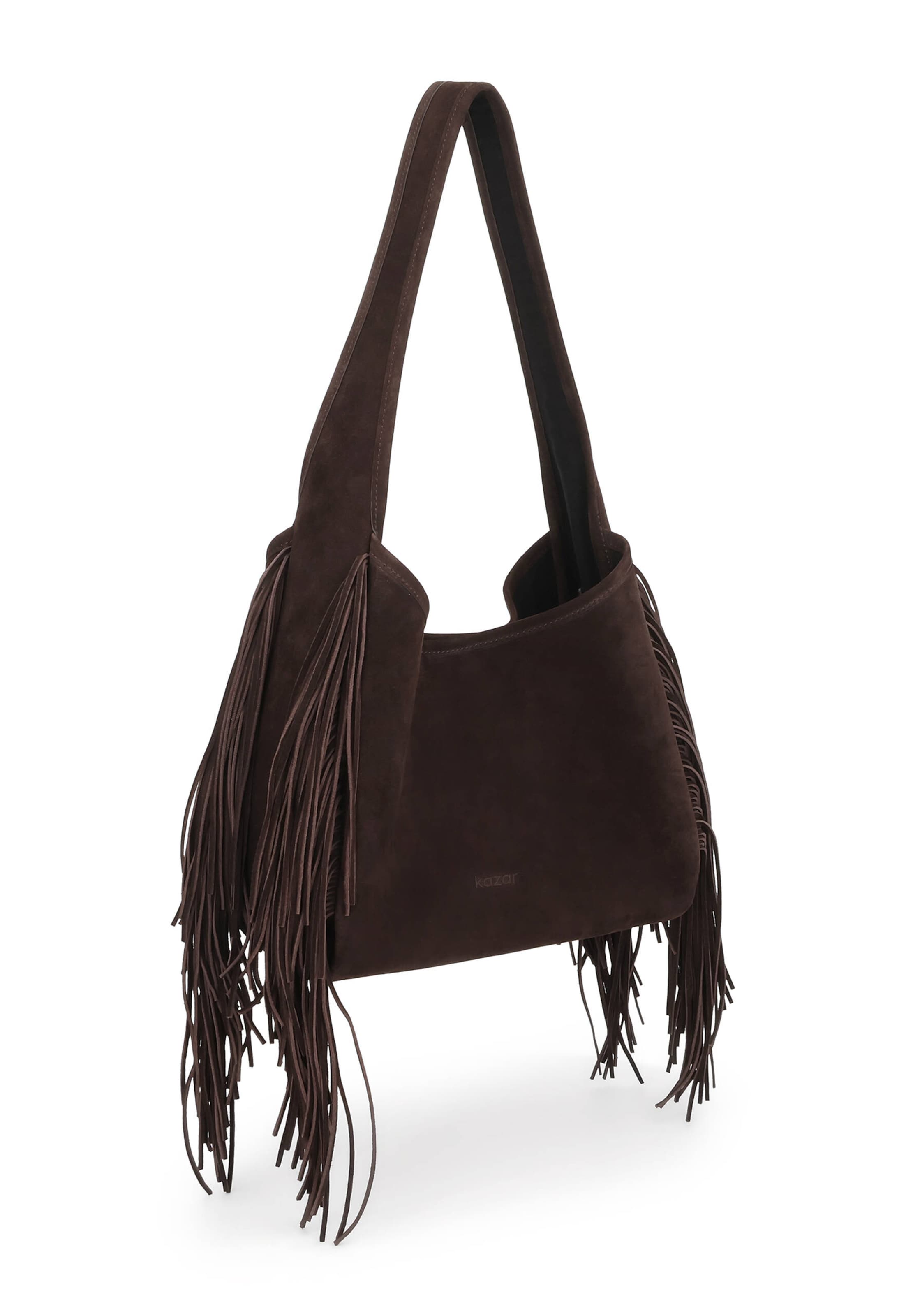 Kazar Schultertasche in Braun