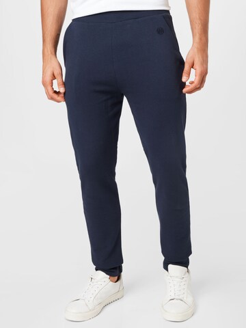 WESTMARK LONDON Regular Trousers in Blue: front