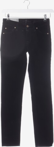 7 for all mankind Hose XXS in Schwarz: predná strana