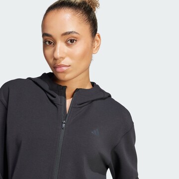 ADIDAS PERFORMANCE Sportsweatjacke 'Designed 4' in Schwarz