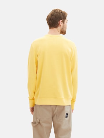 Sweat-shirt TOM TAILOR en jaune