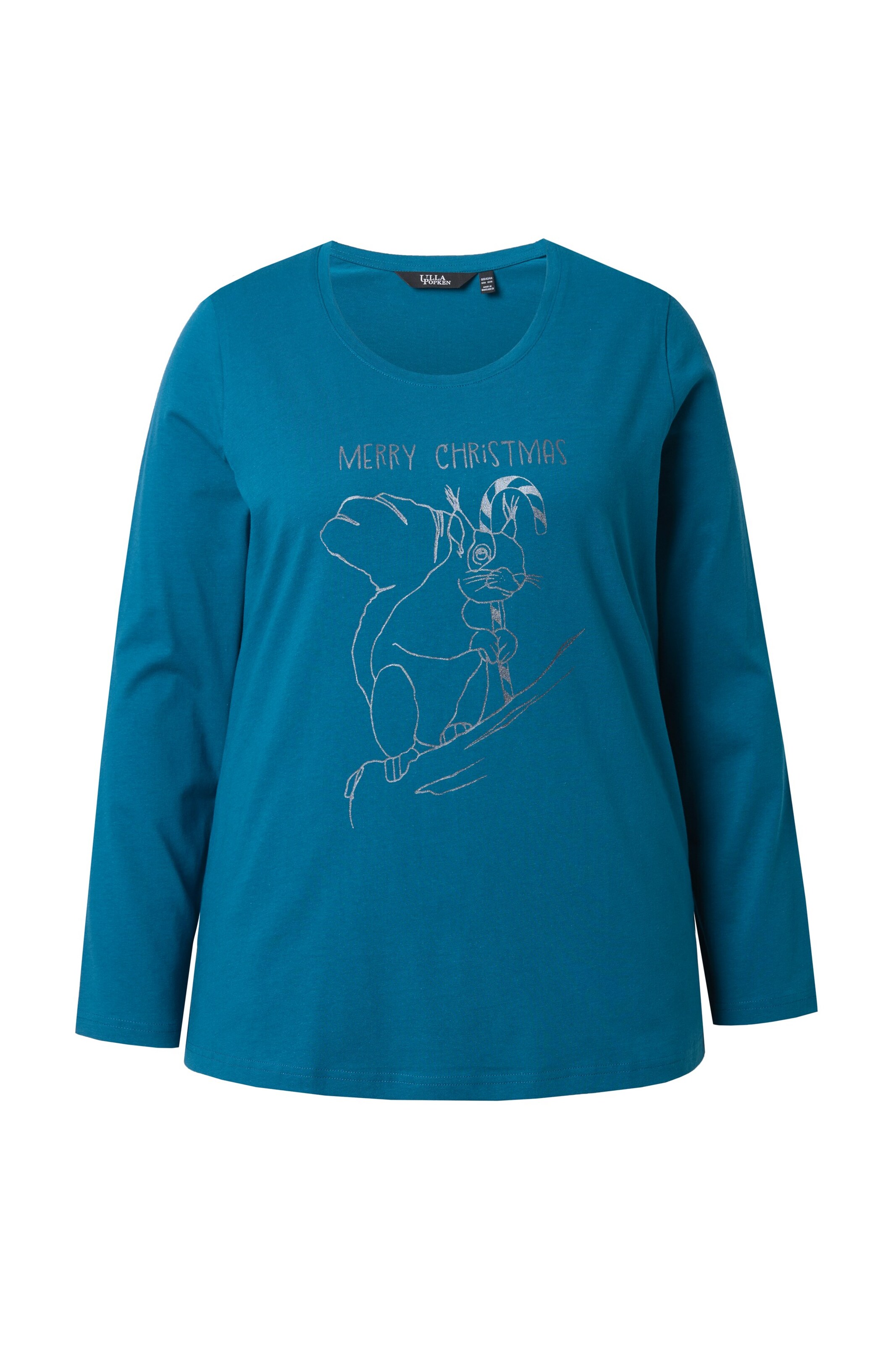 Ulla Popken Shirt in Blau: Vorderseite