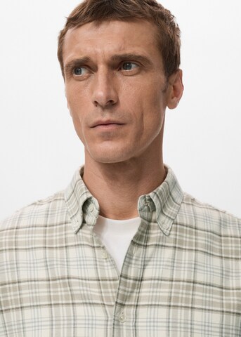 MANGO MAN Regular fit Button Up Shirt 'Brighton' in Beige