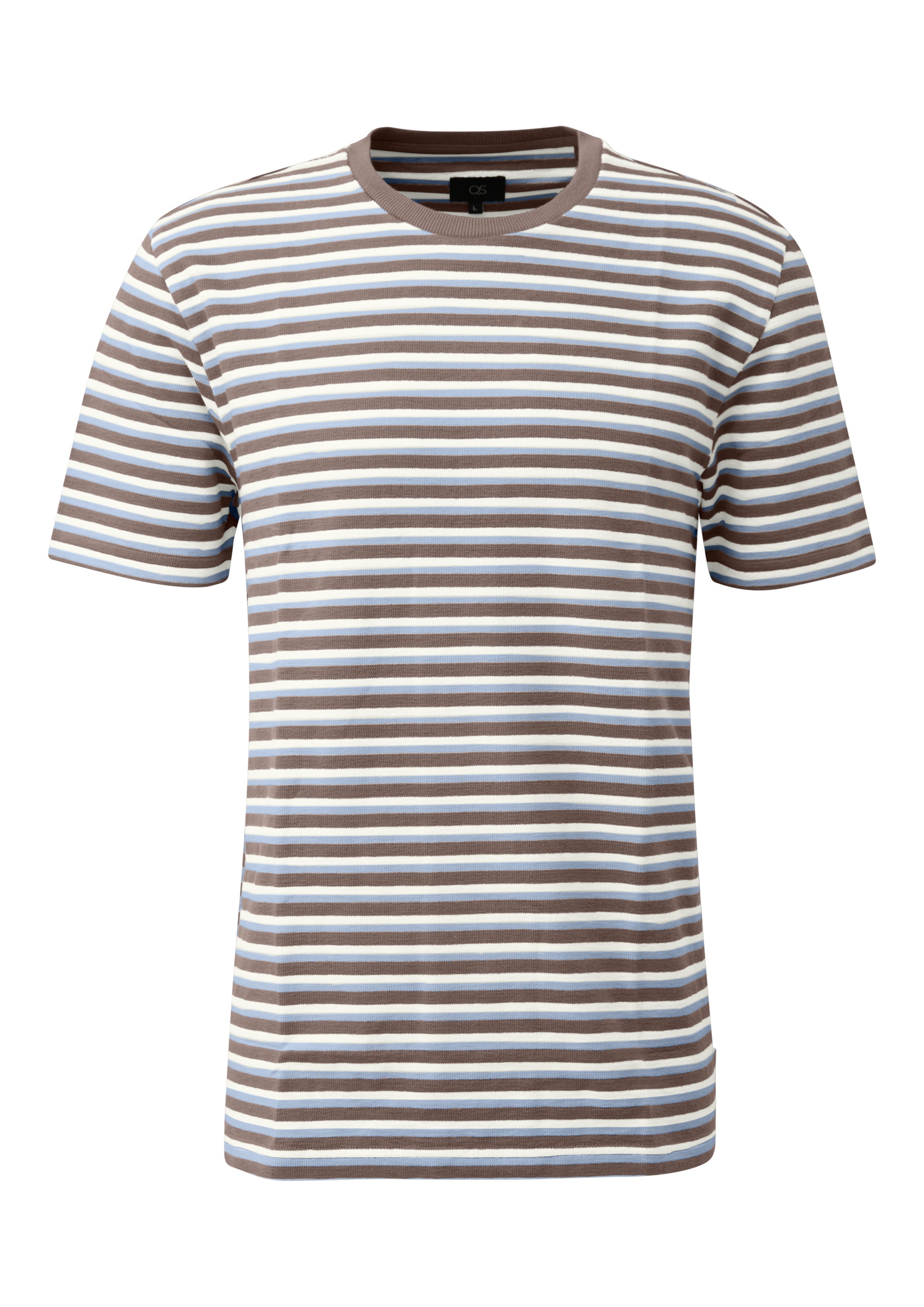 QS Shirt in de kleur Lichtblauw, Productweergave