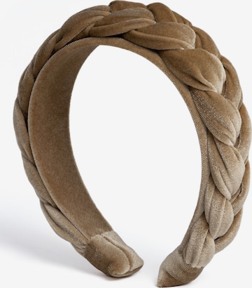 FILIPPA FIRENZE Haarreif 'Scarcela' in Grün: Vorderseite