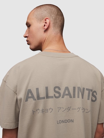 AllSaints Μπλουζάκι 'Underground' σε γκρι