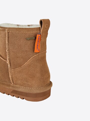 salzhaut Snowboots ' BOTTEN ' in Bruin: terug
