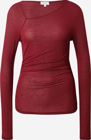 s.Oliver Shirt in Rood: voorkant