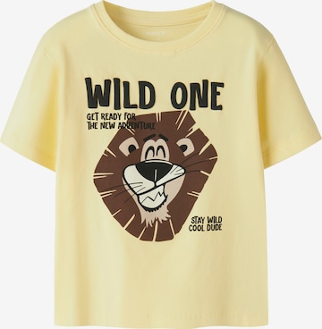 NAME IT Majica 'NMMHARLY' | rumena barva: sprednja stran