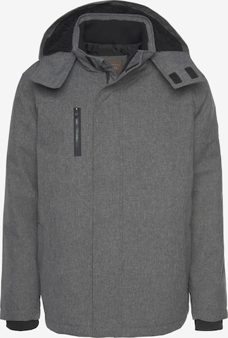 Man's World Winter Jacket in Grey: front