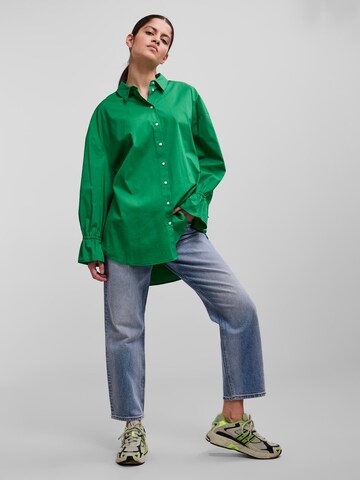 PIECES Blouse 'Essi' in Green