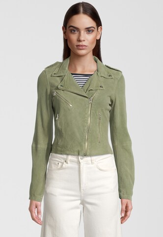 Goosecraft Between-Season Jacket in Green: front