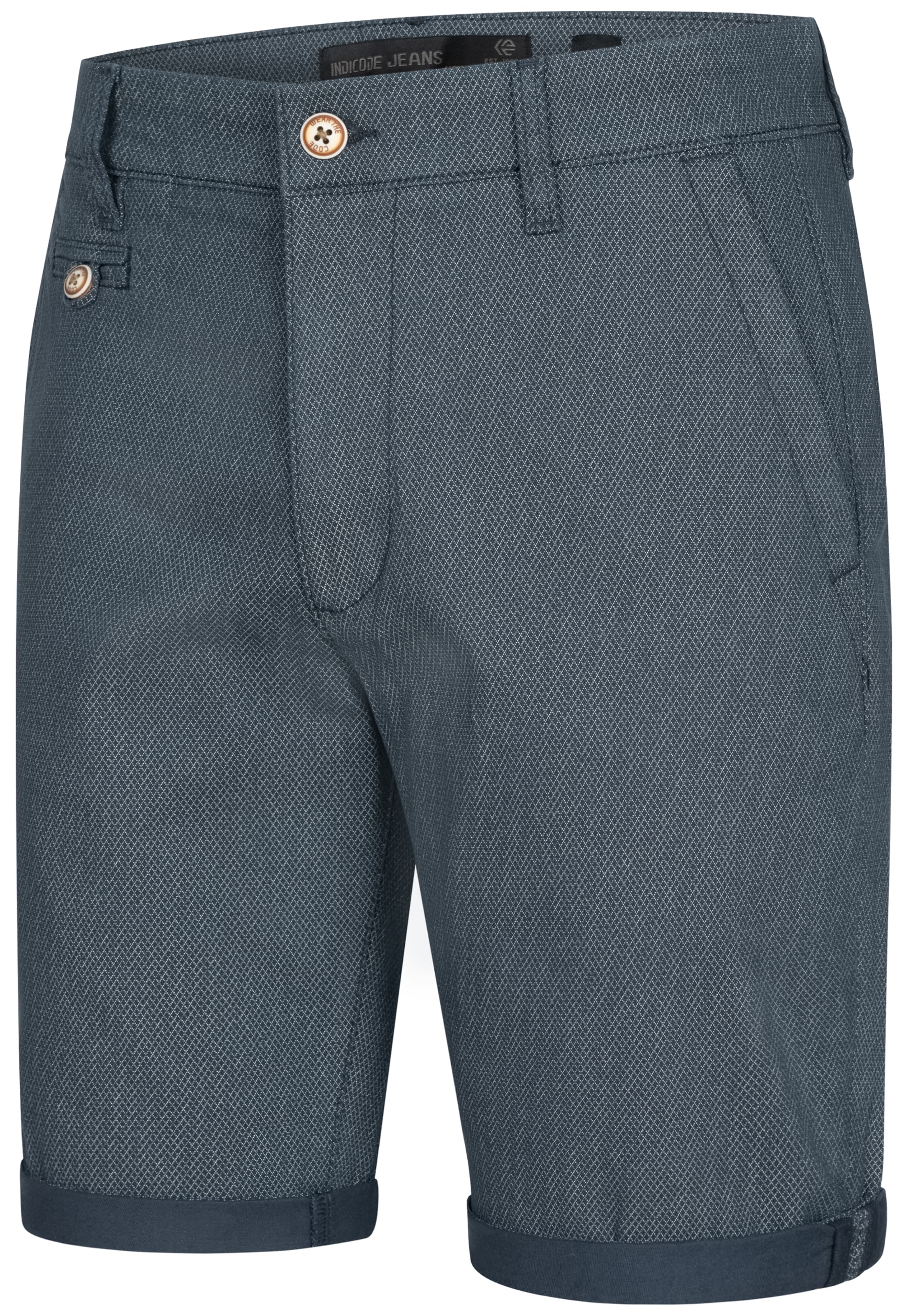 INDICODE JEANS Regular Trousers 'Cuba' in Blue