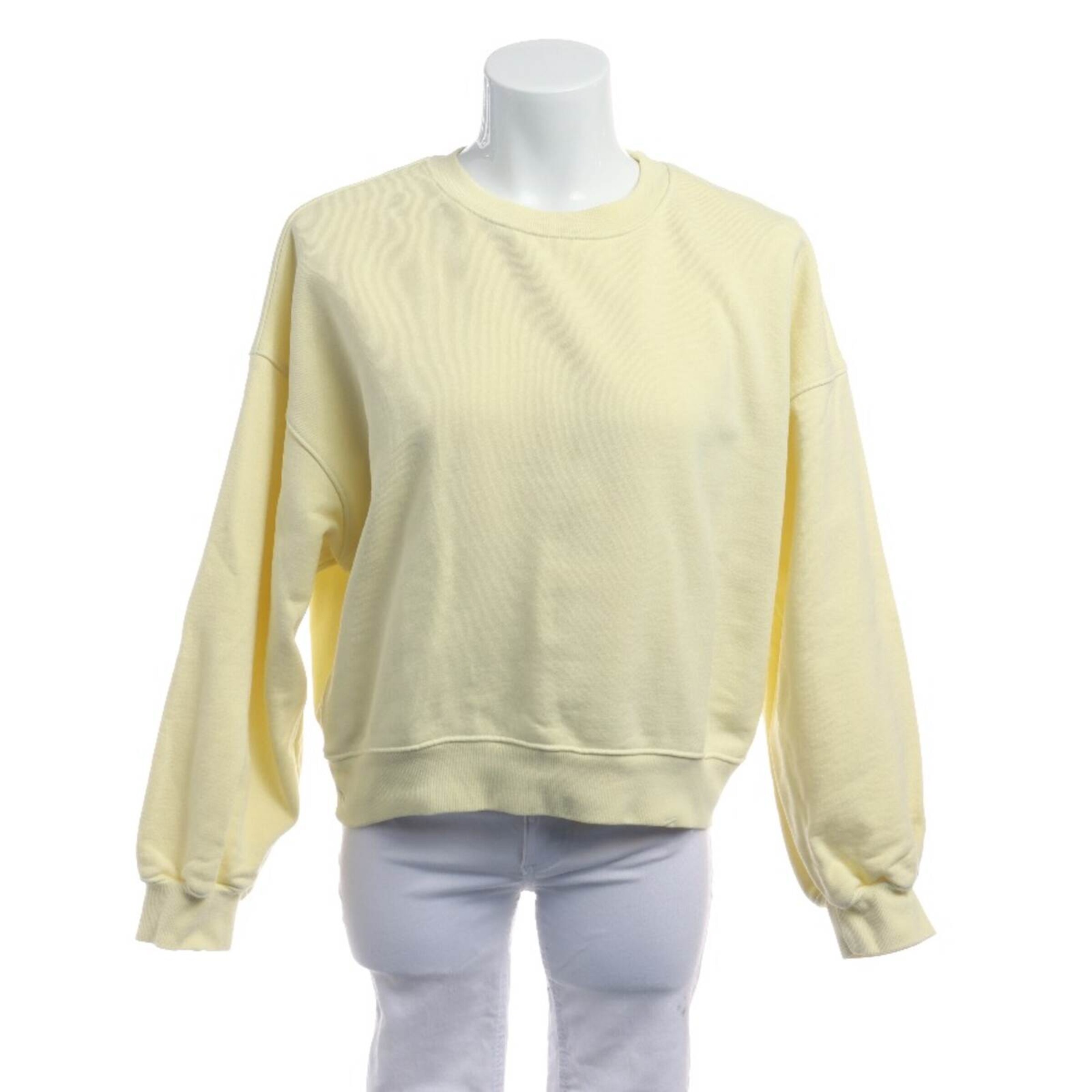 AGOLDE Sweatshirt & Zip-Up Hoodie in S in Yellow: front