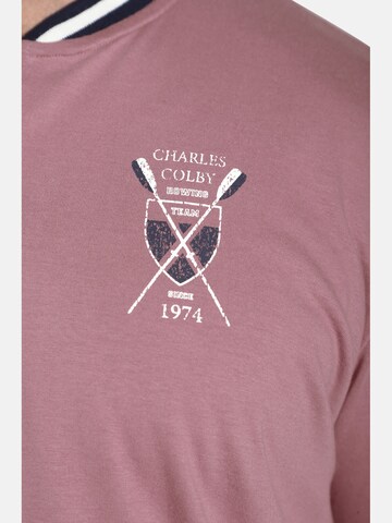 T-Shirt ' Earl Figory ' Charles Colby en rose