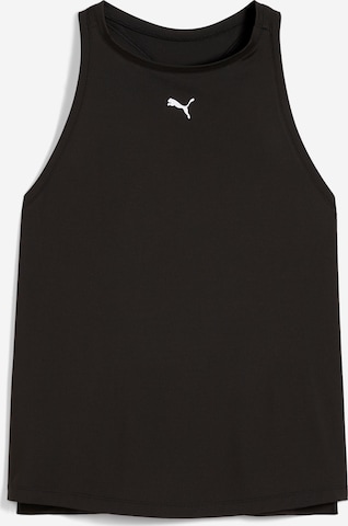 PUMA Sporttop 'Cloudspun' in Schwarz: Vorderseite