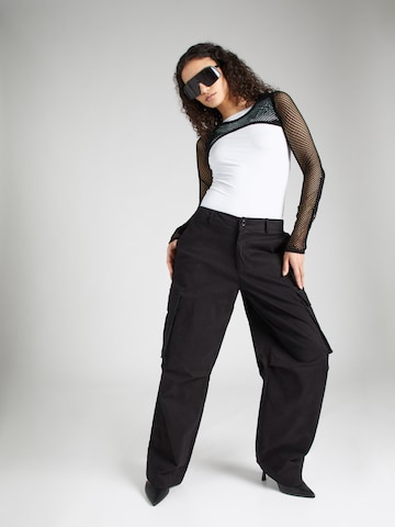 WEEKDAY Top 'Alba' | siva barva