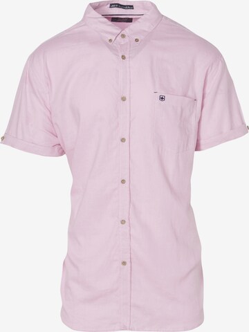 KOROSHI - Regular Fit Camisa em rosa: frente