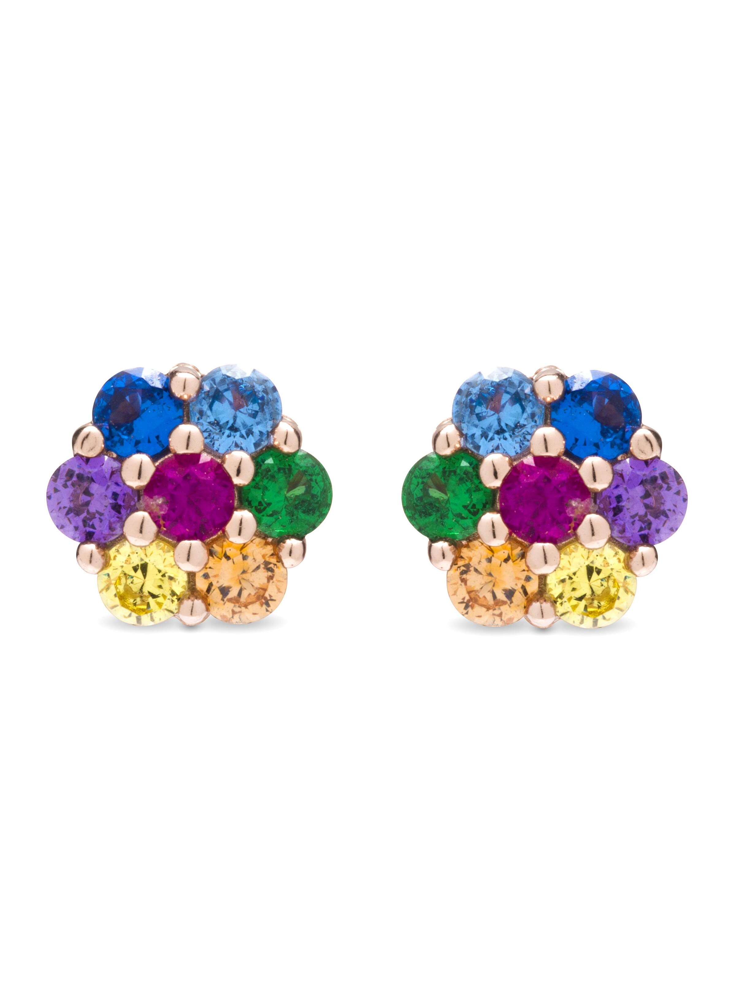 Boucles d'oreilles 'Laken' Luxenter en or : devant