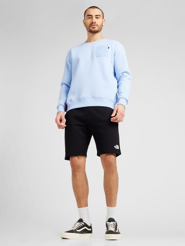 ALPHA INDUSTRIES Sweatshirt in Blau