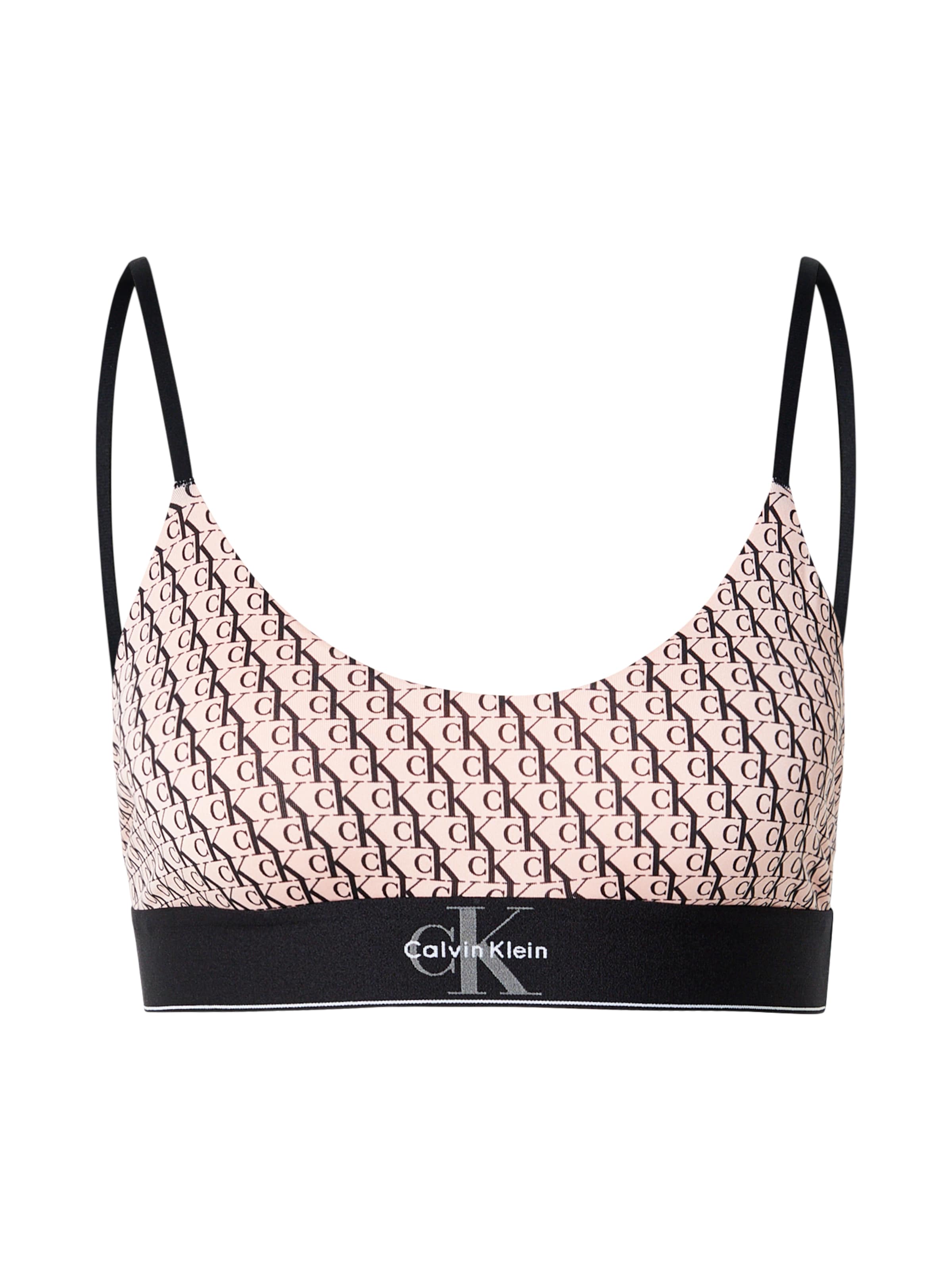 Bustier Soutien-gorge Calvin Klein Underwear en rose : devant