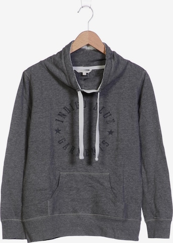 TOM TAILOR DENIM Sweatshirt & Zip-Up Hoodie in L in Grey: front