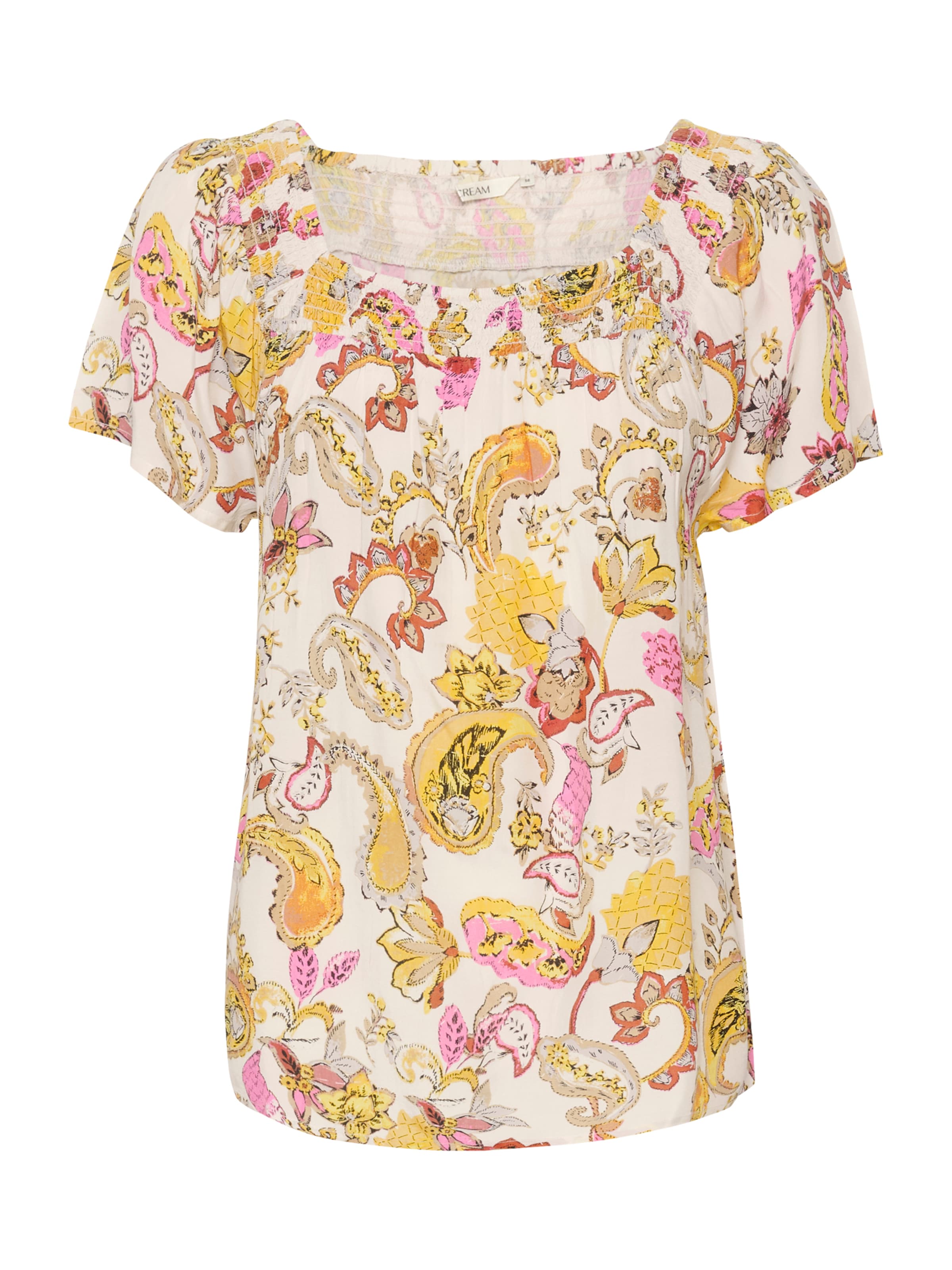 Cream Μπλούζα 'Dia' σε μπεζ: μπροστά