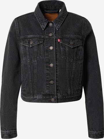 LEVI'S Between-Season Jacket 'TRUCKER' in Black: front
