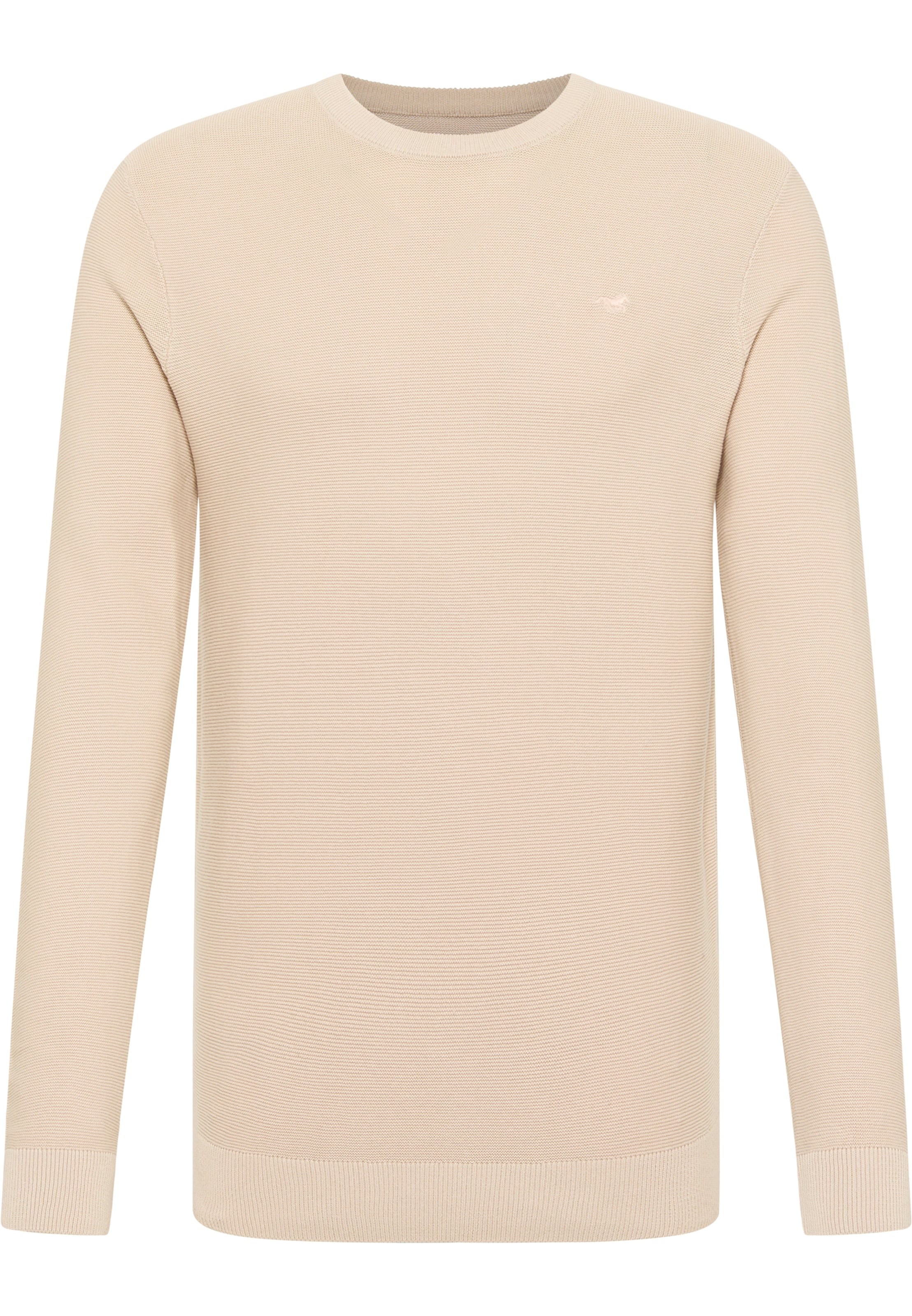 MUSTANG Pullover 'Elliot' in Beige: Vorderseite