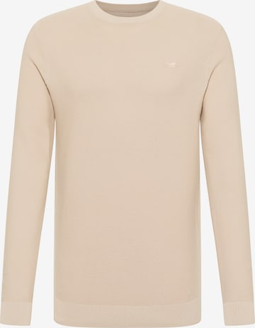 MUSTANG Свитер 'Elliot' в Бежевый: спереди