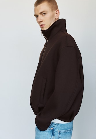 Giacca di felpa di Pull&Bear in marrone