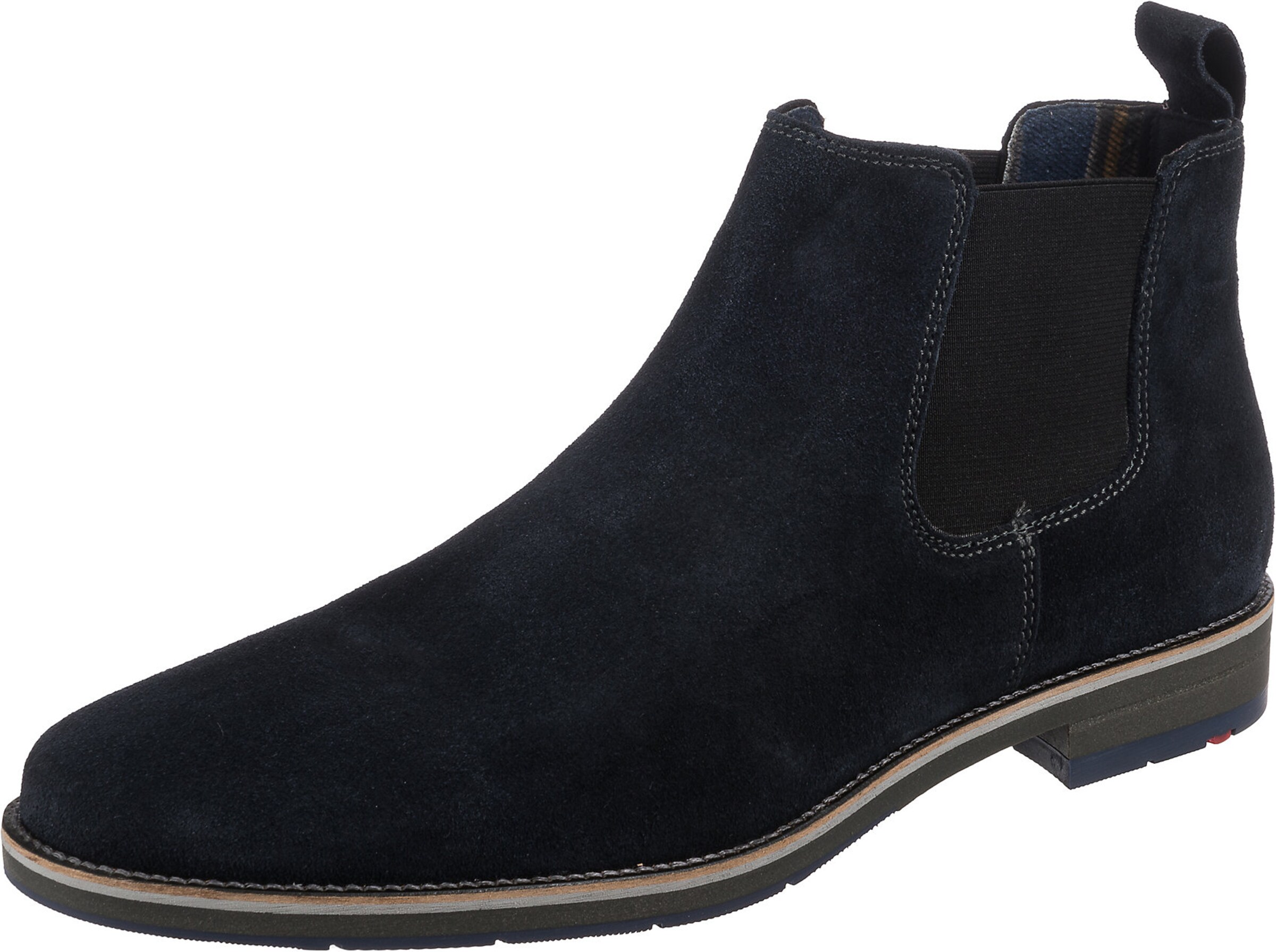 Chelsea Boots LLOYD Leon In Pelle | Stivaletti Uomo Con Tacco | Colore Nero | Suola Gomma
