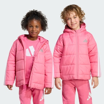 ADIDAS SPORTSWEAR Sportjas 'Essentials' in Roze: voorkant